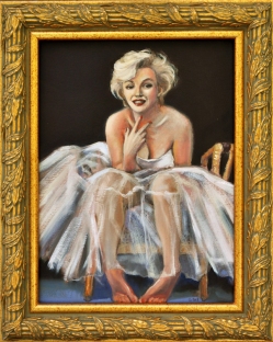 original oil painting, Marilyn Monroe